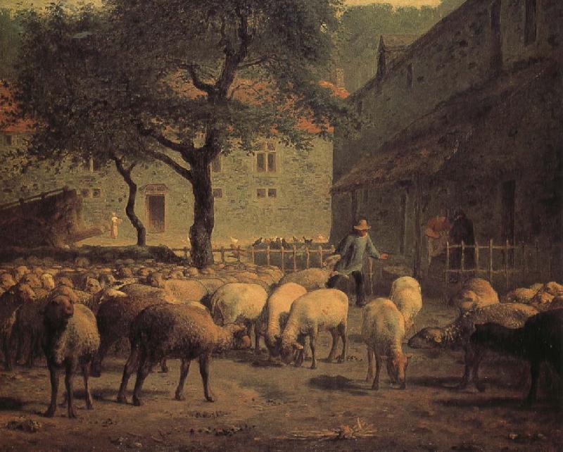 Jean Francois Millet Sheep Germany oil painting art